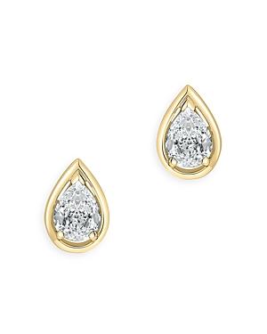 Bloomingdale's Pear Shaped Diamond Stud Earrings In 14k Yellow Gold, 0.56 Ct. T.w. - 100% Exclusive