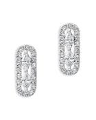 Bloomingdale's Diamond Open Marquis Earrings In 14k White Gold, 0.40 Ct. T.w. - 100% Exclusive