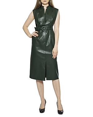Gracia Faux Leather Sleeveless Dress (49% Off) Comparable Value $129.60