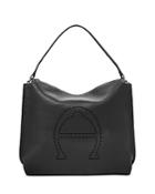 Etienne Aigner Stella Large Leather Hobo Bag