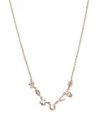 Zoe Chicco 14k Yellow Gold Itty Bitty Symbols Diamond Accent Lucky Charm Collar Necklace, 14-16