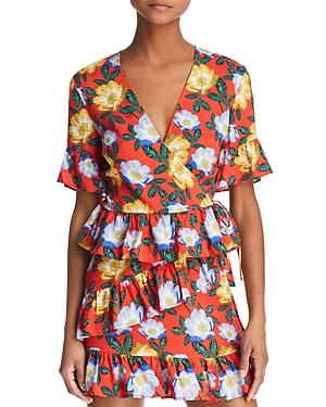The Fifth Label Reunion Floral Wrap Top