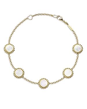 Lagos 18k Yellow Gold Covet Mother Of Pearl Beaded Frame Chain Bracelet - 100% Exclusive