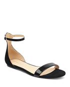 Ivanka Trump Women's Camryn Suede And Patent Leather Sandals