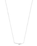 Bloomingdale's Diamond Cluster Bar Necklace In 14k White Gold, 0.09 Ct. T.w. - 100% Exclusive