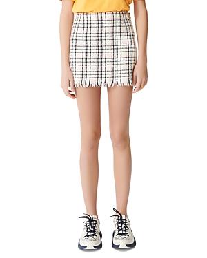 Maje Jianey Tweed Mini Skirt