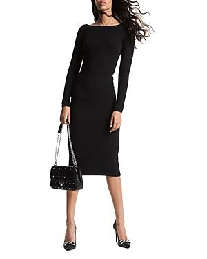 Michael Michael Kors Long Sleeve Midi Dress
