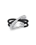 Alor Diamond Multi-band Cable Ring