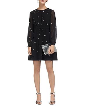 Whistles Aria Star-embroidered Dress