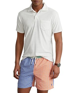 Polo Ralph Lauren Terry Solid Custom Slim Fit Polo Shirt