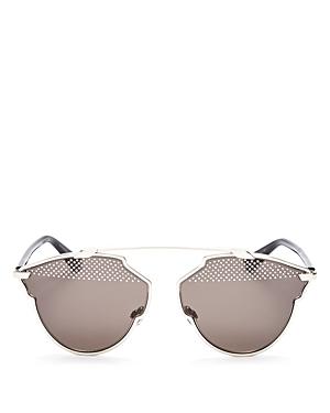 Dior Women's So Real Mirrored Round Sunglasses, 59mm