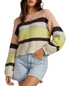 Billabong Seeing Stripes Color Blocked Sweater