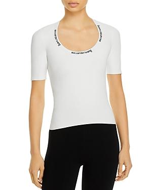 Alexanderwang.t Bodycon Logo Tee