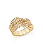 Diamond Micro Pave Open Band In 14k Yellow Gold, .25 Ct. T.w. - 100% Exclusive