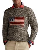 Polo Ralph Lauren American Flag Marled Sweater