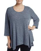 B Collection By Bobeau Curvy Langley Space-dye Sweater
