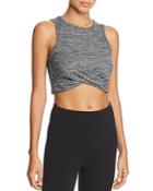 Calvin Klein Performance Twist-front Cropped Top