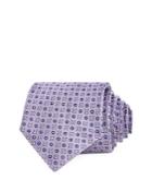 The Men's Store At Bloomingdale's Floral Medallion Grid Silk Classic Tie - 100% Exclusive
