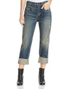 Vince Cuffed Union Slouch Jeans In Heirloom