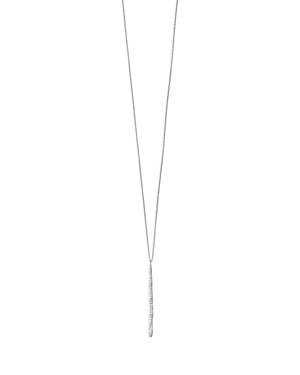 Ippolita Sterling Silver Stardust Diamond Pave Squiggle Stick Pendant Necklace, 16-18