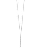Ippolita Sterling Silver Stardust Diamond Pave Squiggle Stick Pendant Necklace, 16-18