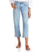 Lafayette 148 New York Bedford Mid Rise Cropped Jeans In Stonewash