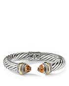 David Yurman Cable Classics Bracelet With Citrine And 14k Gold, 10mm