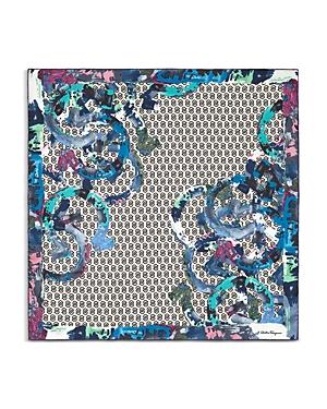 Salvatore Ferragamo Fo Safari Silk Scarf