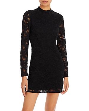 Bardot Vezza Lace Long Sleeve Mini Dress