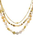 Chan Luu Faceted-bead Layered Necklace, 16
