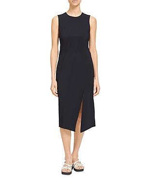 Theory Precision Ponte Bias Seamed Dress