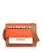 Mcm Milano Small Leather Shoulder Bag