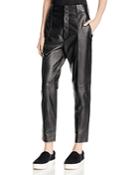 Vince Tapered Leather Pants