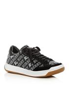 Burberry Women's Timsbury Logo Print Leather Lace-up Sneakers