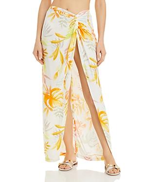 L*space Mia Printed Skirt Swim Cover-up