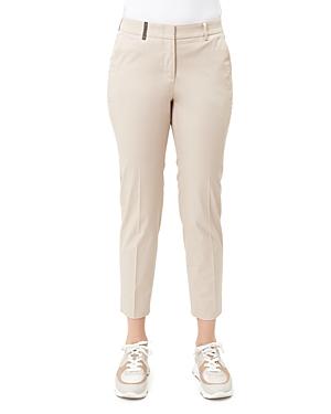 Peserico Cigarette Pants With Mf Stitching
