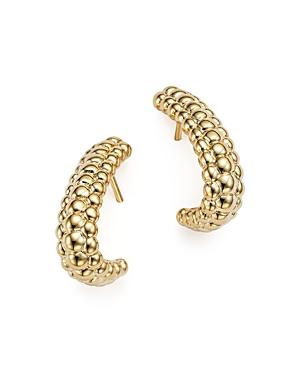 14k Yellow Gold Beaded J-drop Earrings - 100% Exclusive