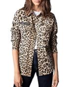 Zadig & Voltaire This Canvas Leopard Print Shirt