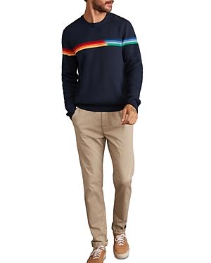 Marine Layer Breck Striped Crewneck Sweater