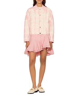 Sandro Emmery Tie Dyed Cropped Jacket