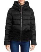 Herno Feather-trimmed Short Down Coat