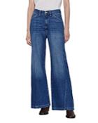 Frame Le Baggy Palazzo Jeans In Seafarer