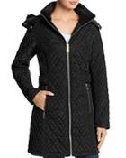 Calvin Klein Faux Fur-trimmed Quilted Jacket