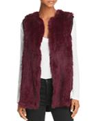 525 America Knit-back Real Rabbit Fur Vest