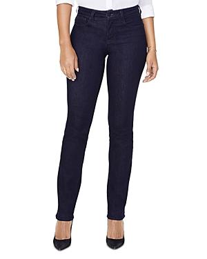 Nydj Petites Marilyn Straight Leg Jeans In Rinse