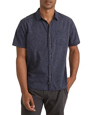 Marine Layer Foliage Printed Pocket Shirt