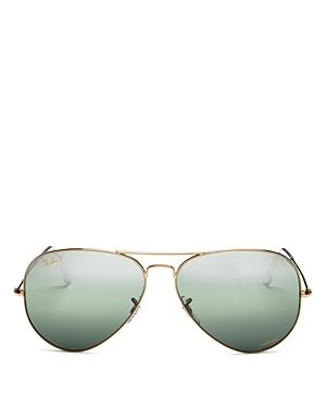 Ray-ban Women's Browbar Aviator Sunglasses, 62 Mm