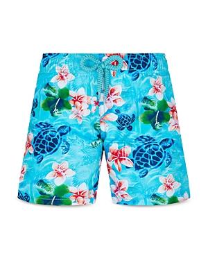 Vilebrequin Boys' Turtles Jungle Print Swim Trunks - Little Kid, Big Kid