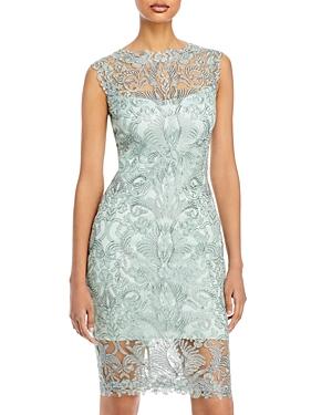 Tadashi Shoji Corded Tulle Bodycon Dress
