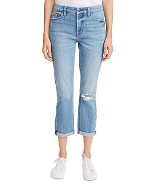 Jen 7 High Rise Cropped Slim Boyfriend Jeans In Victoria